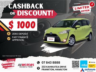 2016 Toyota Sienta - Thumbnail