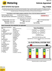 2019 Toyota Vitz - Thumbnail