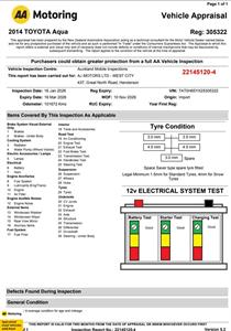 2014 Toyota Aqua - Thumbnail